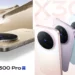 Kolase gambar promosi HP Vivo X300 dan X300 Pro, menampilkan desain premium dan modul kamera bulat hasil kerja sama dengan Zeiss.