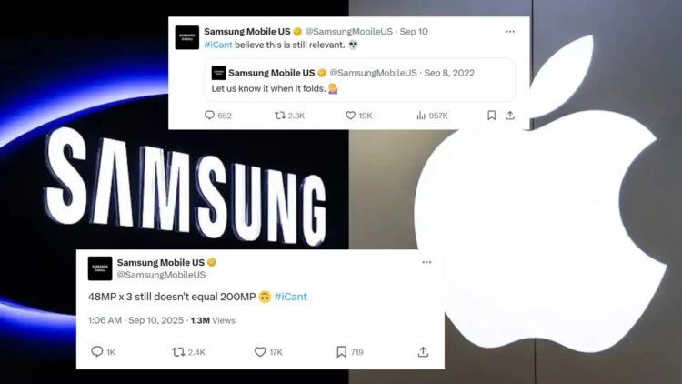 Samsung Sindir iPhone 17