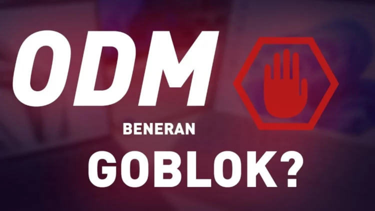 Gambar artikel yang menjelaskan apa itu ODM dengan tulisan provokatif 'ODM Beneran Goblok?' untuk membongkar mitos seputar produk rebrand.