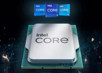 Gambar prosesor Intel Core, yang mewakili CPU Generasi 11-14 di mana dukungan update game untuk driver iGPU Intel kini telah dihentikan.