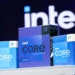 Tiga kotak prosesor Intel Core i5, i7, dan i9 yang pembaruan driver GPU Intel-nya kini dipisah dari seri Arc dan Core Ultra.