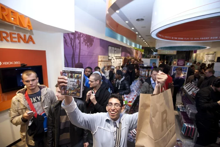 Antusiasme fans saat peluncuran GTA 5 pada tahun 2013, menjadi gambaran skala yang harus dilampaui oleh peluncuran GTA 6 yang disebut akan jadi yang terbesar sepanjang sejarah.