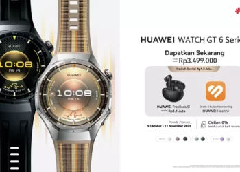 Tampilan HUAWEI WATCH GT 6 Series dan informasi harga promosi di Indonesia