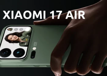 Ilustrasi render Xiaomi 17 Air, yang 'terciduk' sedang diuji dengan bodi ultra tipis, kamera 200MP, dan dukungan eSIM.