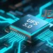 Ilustrasi chip memori UFS 5.0, standar baru penyimpanan super cepat untuk smartphone flagship.