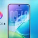 Poster resmi yang menampilkan tampilan OriginOS 6 di layar kunci smartphone Vivo, dengan logo OriginOS 6 di sebelahnya.