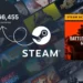 Infografis yang menunjukkan rekor pemain Steam terbaru mencapai 41,6 juta, dengan logo Steam dan game Battlefield 6 sebagai pendorong utamanya.