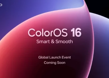 Poster resmi ColorOS 16 dengan tagline 'Smart & Smooth', sebagai ilustrasi untuk berita peluncuran global dan fitur-fitur barunya seperti AI dan konektivitas Apple.