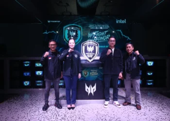 Jajaran direksi Acer Indonesia saat secara resmi membuka pendaftaran Predator League 2026 untuk mencari wakil Indonesia.
