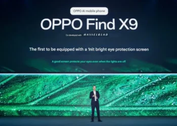 Presentasi resmi peluncuran Oppo Find X9 yang menyorot teknologi layar dan kolaborasi dengan Hasselblad.
