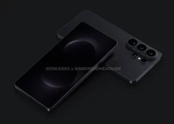 Render bocoran Samsung Galaxy S26 Ultra yang menunjukkan modul kamera belakang, mengisyaratkan minimnya upgrade pada kamera Galaxy S26.