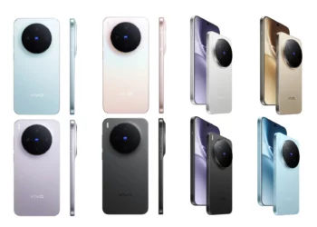 Varian warna Vivo X300 Pro versi global, HP flagship yang dikabarkan baterainya 'disunat' 16% lebih kecil dari versi Tiongkok.