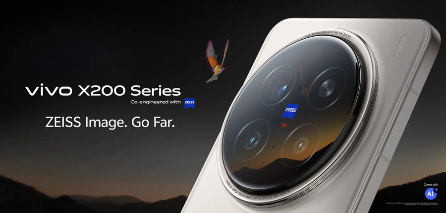 Poster promosi Vivo X200 Series, HP flagship pertama yang masuk dalam jadwal update OriginOS 6 gelombang awal November 2025.