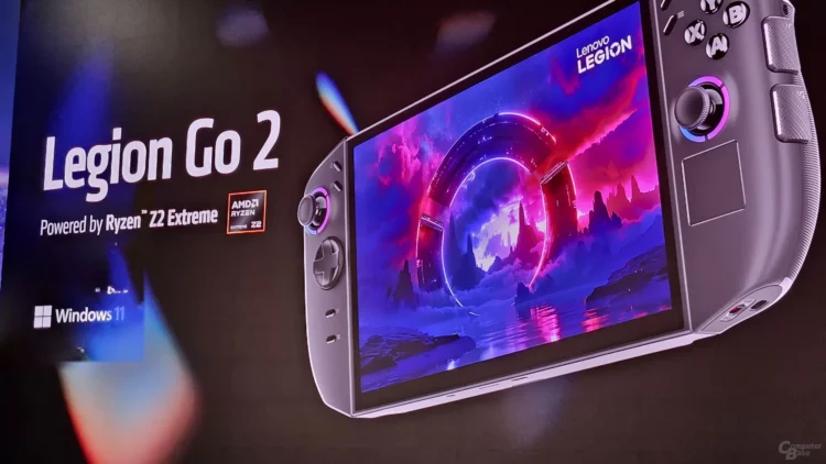 Foto Lenovo Legion Go 2, handheld gaming resmi di Indonesia dengan layar OLED 144Hz dan ditenagai AMD Ryzen Z2 Extreme.