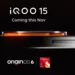 Poster teaser resmi yang menampilkan spesifikasi iQOO 15 dan mengonfirmasi jadwal rilis global pada bulan November dengan chipset Snapdragon 8 Elite Gen 5.