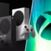 Kolase konsol Xbox Series X dan S dengan logo Xbox, mengilustrasikan laporan resmi Microsoft yang menyebut penjualan Xbox anjlok 29% sebelum harga naik.
