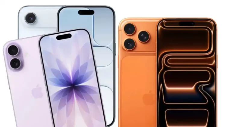 Kolase render berbagai varian warna dari iPhone 17 yang laris manis di pasaran.