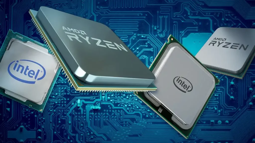 Ilustrasi pilihan CPU gaming murah dari Intel dan AMD Ryzen, yang kini sudah lebih dari cukup untuk kebutuhan gaming modern.