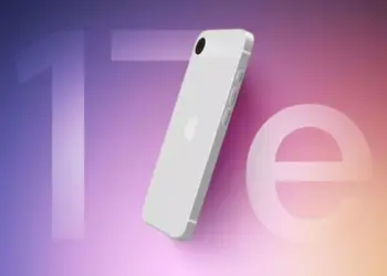 Tampilan belakang smartphone yang diduga iPhone 17e, menyoroti modul kamera tunggal atau ganda yang menonjol.