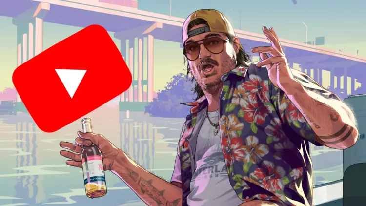 Tampilan screenshot dari video yang diduga bocoran gameplay GTA 6 yang sedang viral di platform video.