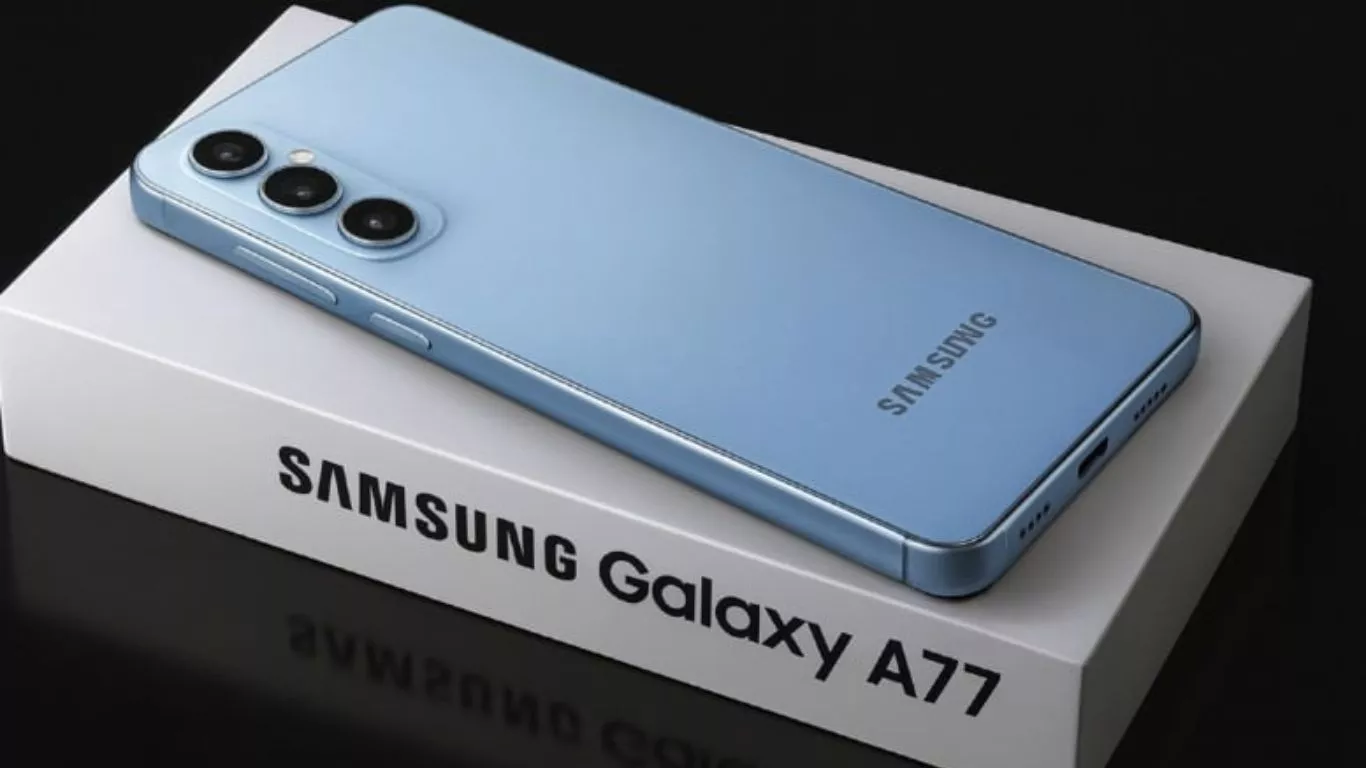 Tampilan belakang smartphone Samsung A Series berwarna ungu atau lavender, menonjolkan desain dan modul kamera.