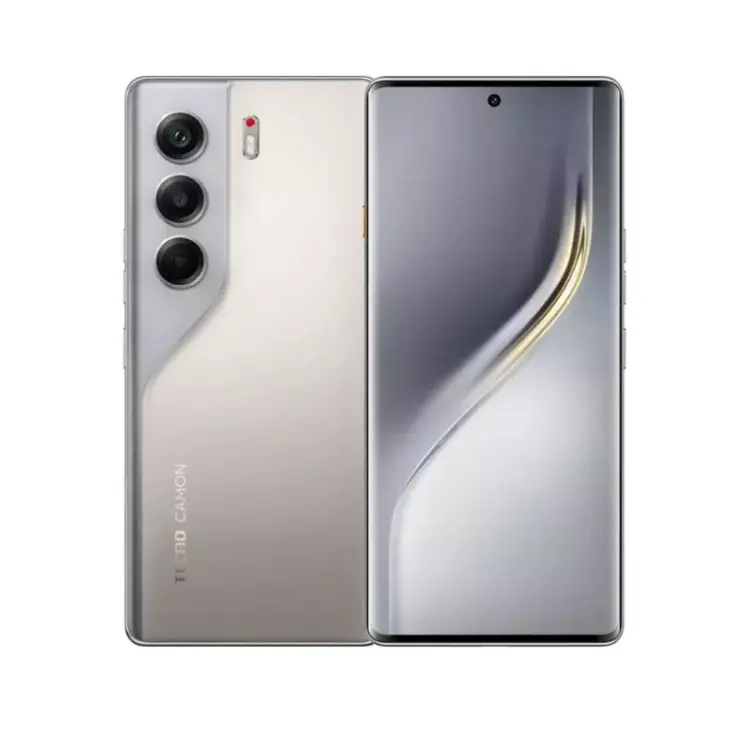 Tampilan layar smartphone TECNO Camon 40 dengan bezel tipis dan kualitas tampilan yang jernih.