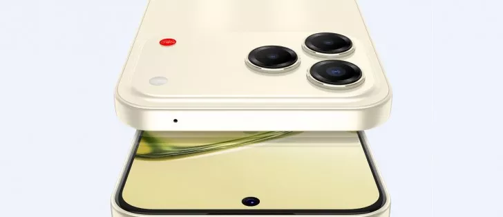 Tampilan keseluruhan bodi belakang smartphone ZTE Nubia V80 Pro yang baru dirilis, menunjukkan finishing premium.