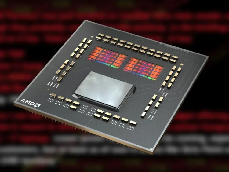 Render desain chip APU AMD Zen 7 Halo Grimlock dengan iGPU monster yang diklaim memiliki performa 35% lebih kencang dan setara RTX 5070 Desktop.