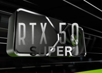 Ilustrasi render RTX 50 SUPER, GPU yang dirumorkan peluncurannya ditunda ke 2026 karena penyesuaian spesifikasi dan menunggu rilis GTA VI.