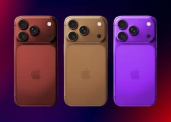 Render rumor iPhone 18 Pro dalam tiga warna baru yang sedang diuji: Burgundy (Merah Anggur), Cokelat (Brown), dan Ungu (Purple).
