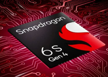 Perbandingan fitur antara Snapdragon 6s 4G Gen 2 dan Snapdragon 4 Gen 4, ditunjukkan di atas render ponsel yang transparan.
