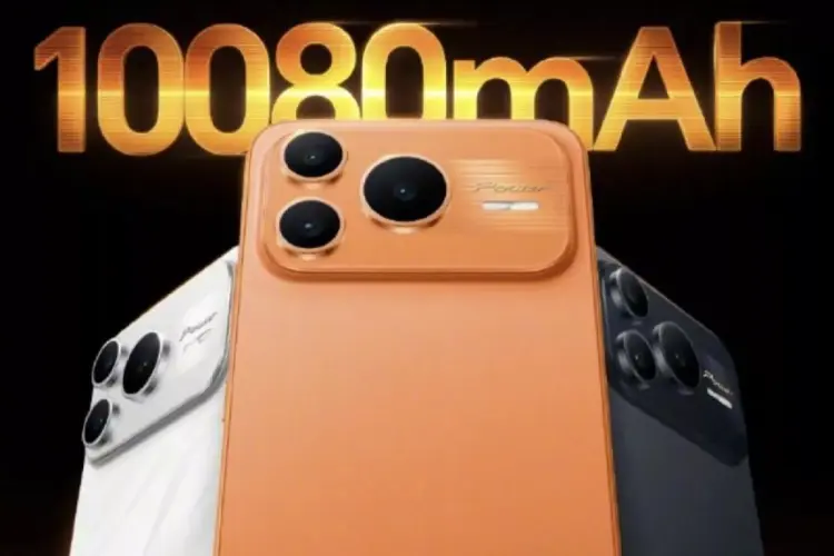 Bocoran kapasitas baterai Honor Power 2 sebesar 10080mAh dengan desain kamera mirip iPhone 17 Pro.