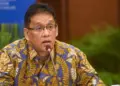 Potret Purbaya Yudhi Sadewa, Menteri Keuangan, yang menyoroti dirinya sebagai tokoh yang paling dicari di Google Trends 2025.
