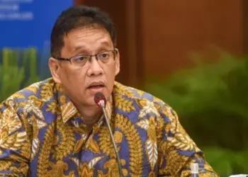 Potret Purbaya Yudhi Sadewa, Menteri Keuangan, yang menyoroti dirinya sebagai tokoh yang paling dicari di Google Trends 2025.