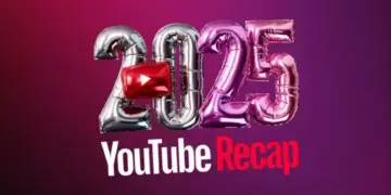 Smartphone modern dengan latar belakang teknologi dan cahaya, menyiratkan peluncuran fitur recap yang canggih dan personal.