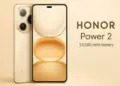 Tampilan layar depan Honor Power 2 yang jernih dengan bezel tipis, menonjolkan pengalaman visual yang imersif.