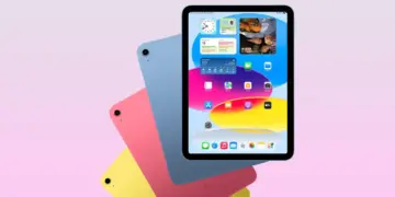 Ilustrasi desain iPad 12 2026 dengan varian warna cerah dan layar penuh yang dikabarkan mendukung fitur Apple Intelligence berkat chip A19.