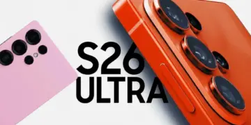 Render visualisasi bocoran warna Galaxy S26 Ultra terbaru yang menampilkan varian unik Orange dan Pink.