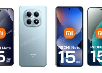Visual bocoran seri Redmi Note 15 Global, menampilkan varian Redmi Note 15 Pro, Pro+, dan standar yang memiliki kamera 200MP.