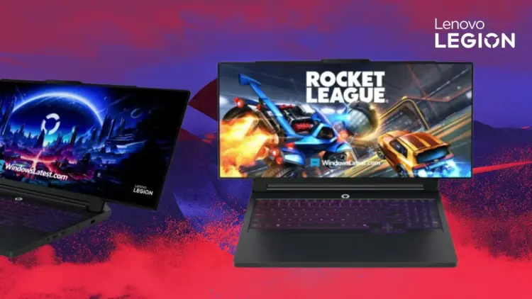 Render Lenovo Legion Pro Rollable menampilkan mekanisme layar gulung yang memperluas tampilan visual game dari 16 inci menjadi 24 inci.