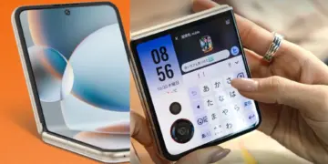 Nubia Flip3 resmi meluncur dengan chip Dimensity 7400X, desain lipat, dan menampilkan keyboard di layar cover monster 4 inci.