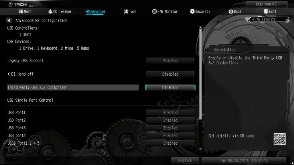 Tampilan antarmuka pengaturan BIOS/UEFI untuk memeriksa Boot Order dan Load Optimized Defaults guna memperbaiki komputer mati total.