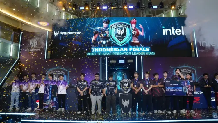 Ilustrasi tim esports perwakilan Indonesia yang didukung Predator Gaming Indonesia untuk bertanding di Grand Final APAC Predator League 2026 di Kuala Lumpur.