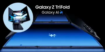 Desain Samsung Galaxy Z TriFold, HP lipat 3 layar 10 inci dengan fitur Galaxy AI dan bodi tipis 3,9mm.