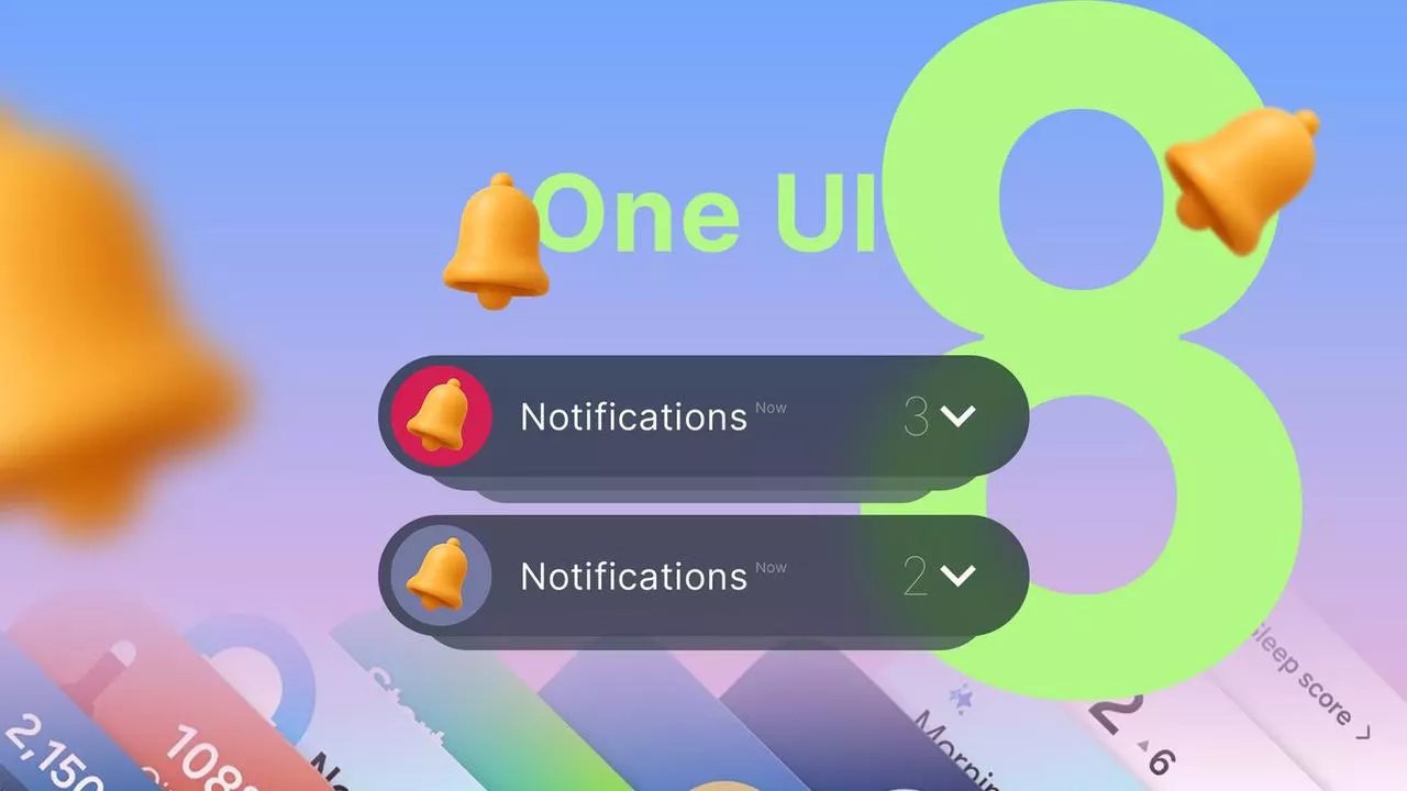 Bocoran tampilan panel notifikasi pada pembaruan One UI 8.5 Beta 3.