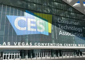 Gedung Las Vegas Convention Center menjadi lokasi utama penyelenggaraan CES 2026 yang menampilkan teknologi dan chip AI terbaru dunia