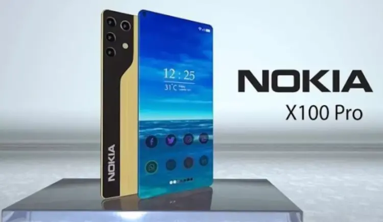 Bocoran desain Nokia X100 Pro 5G dengan bodi elegan dan layar bezel-less.