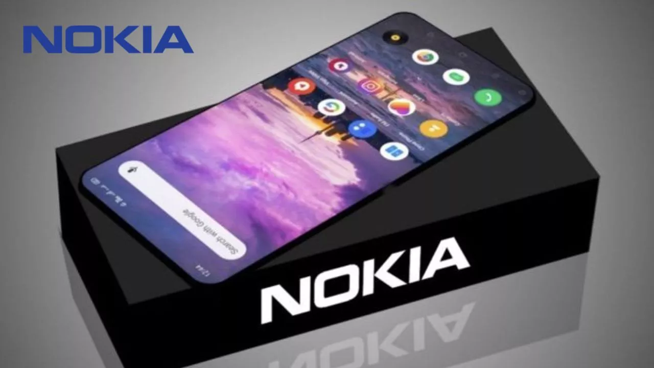 Layar utama Nokia X100 Pro 5G menampilkan antarmuka Android yang bersih dan warna cerah.