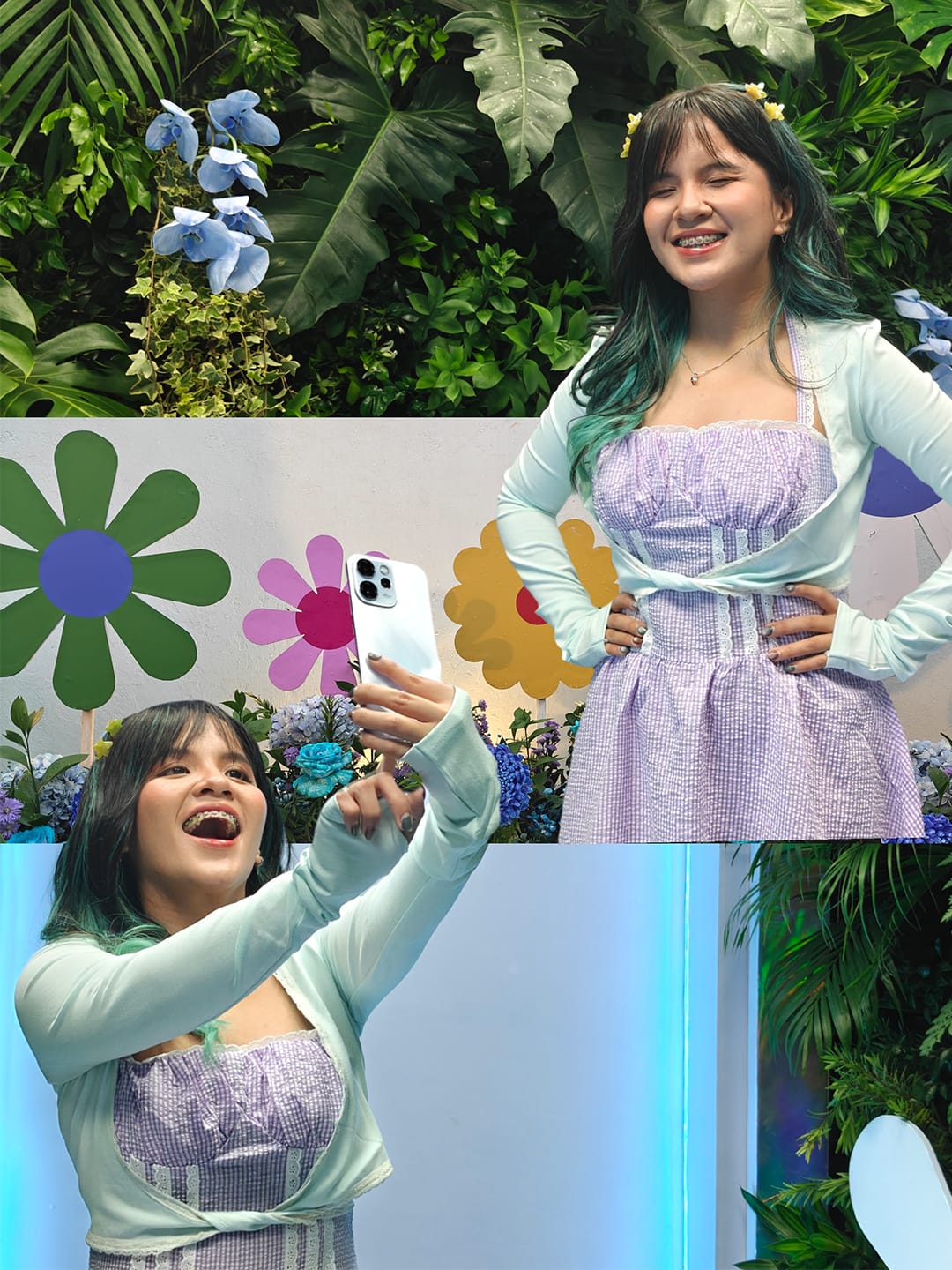 Demonstrasi fitur AI Motion Photo Popout pertama di industri pada smartphone OPPO Reno15.