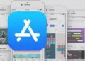 Antarmuka aplikasi di dalam App Store pada beberapa perangkat iPhone yang mengalami kendala teknis.